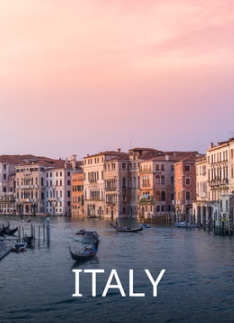Italy travel destination