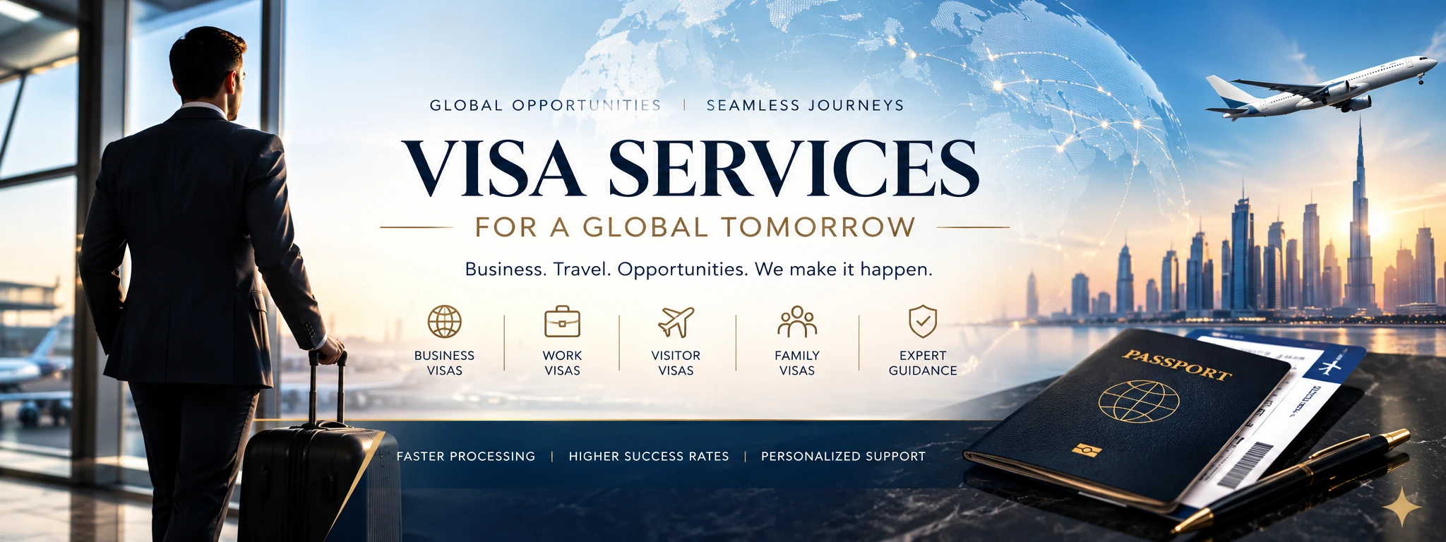 Visa Services in Trichy – Tourist,Business,Student,Commercial visa  Services by Almiraaj International
